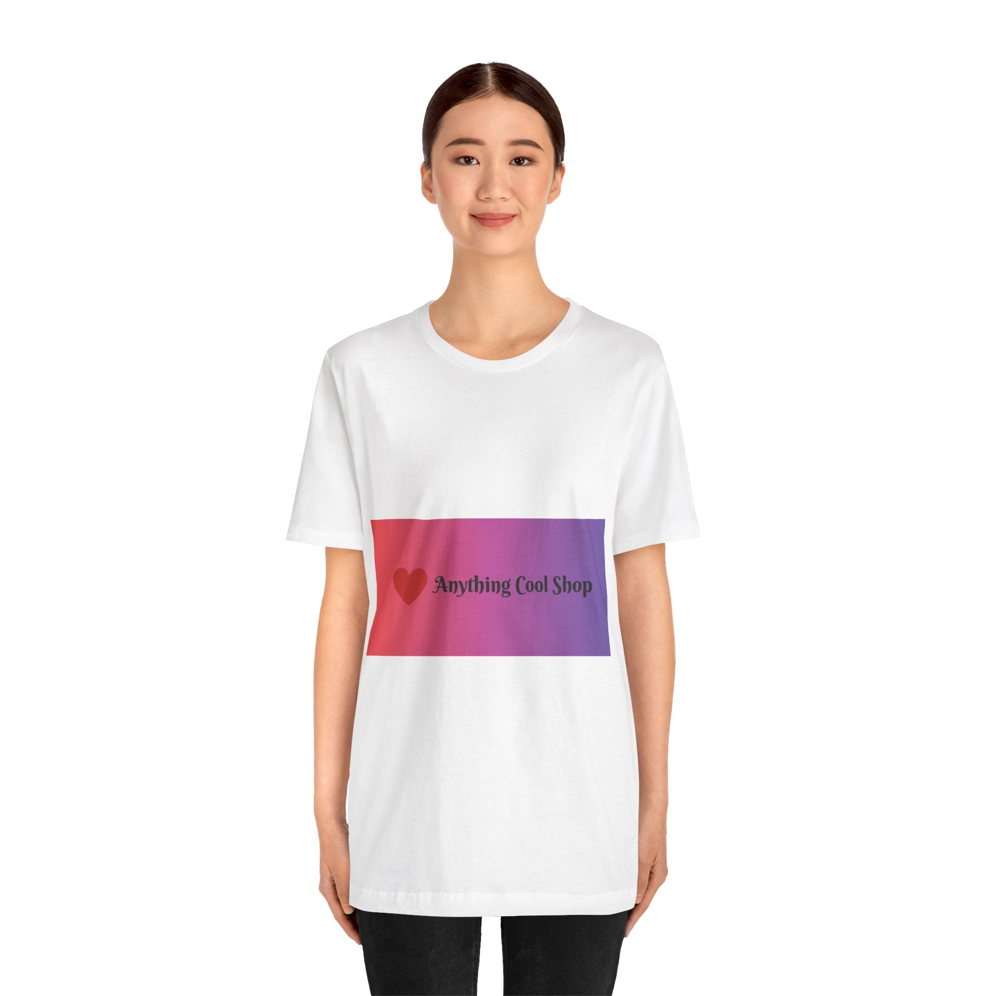 T-Shirt — "Anything Cool Shop" Gradient Logo Tee