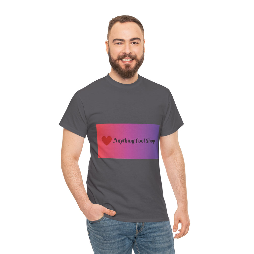 Graphic Tee — 'Anything Cool Shop' Heart Gradient Logo
