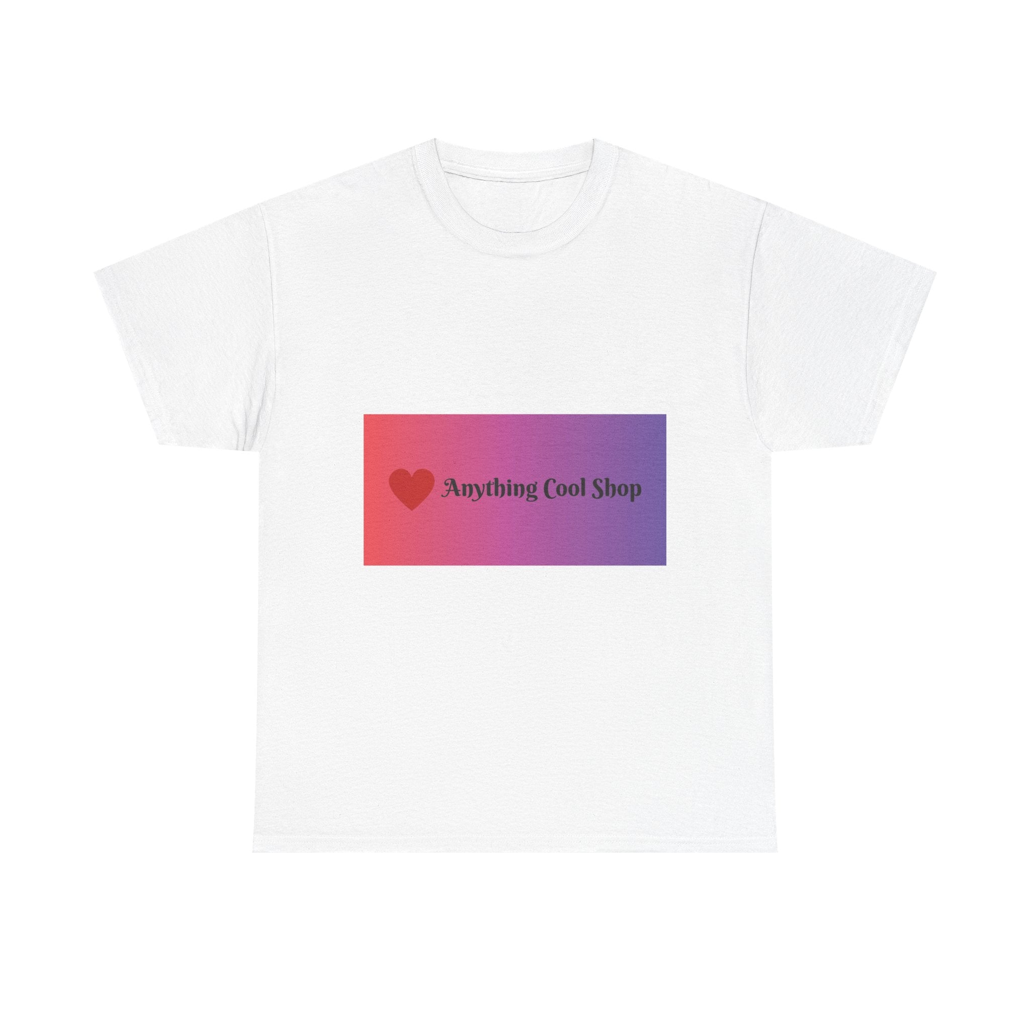 Graphic Tee — 'Anything Cool Shop' Heart Gradient Logo