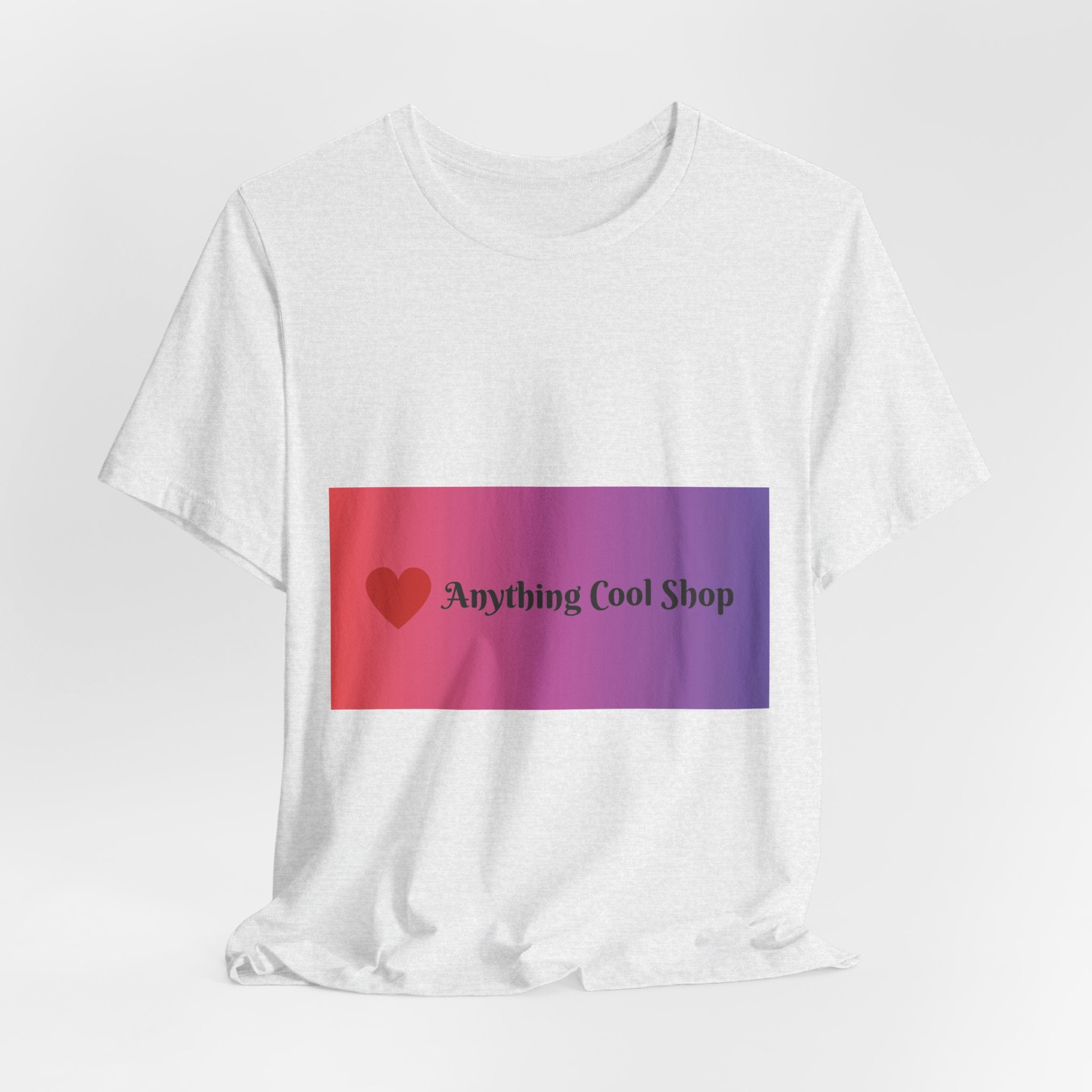 T-Shirt — "Anything Cool Shop" Gradient Logo Tee