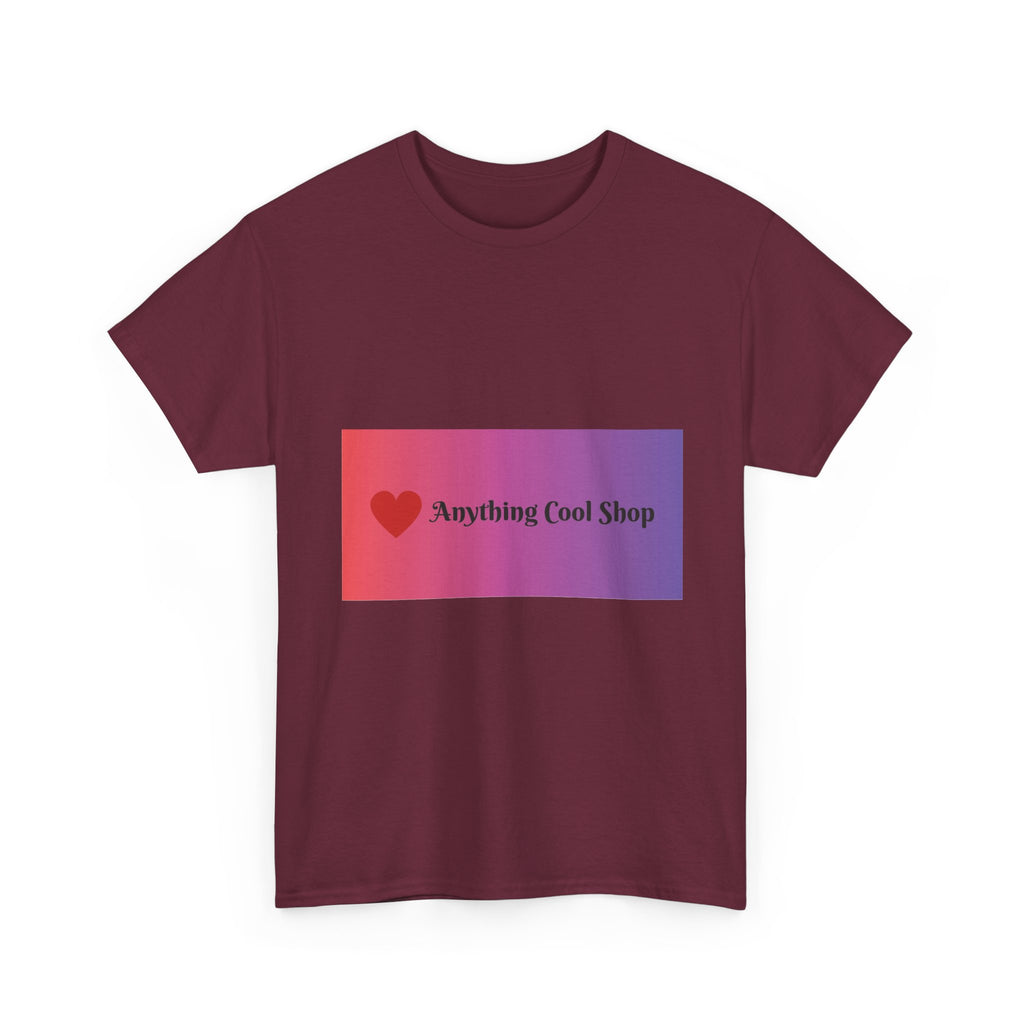 Graphic Tee — 'Anything Cool Shop' Heart Gradient Logo