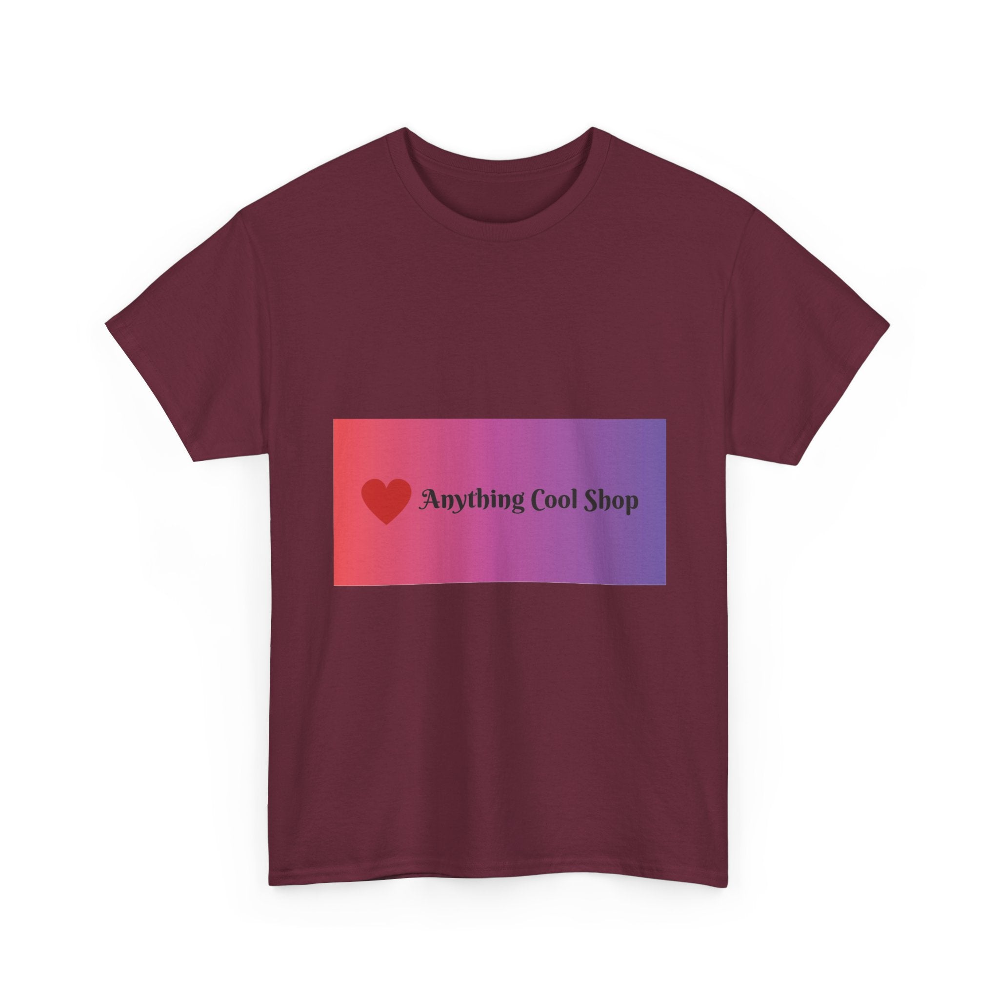 Graphic Tee — 'Anything Cool Shop' Heart Gradient Logo