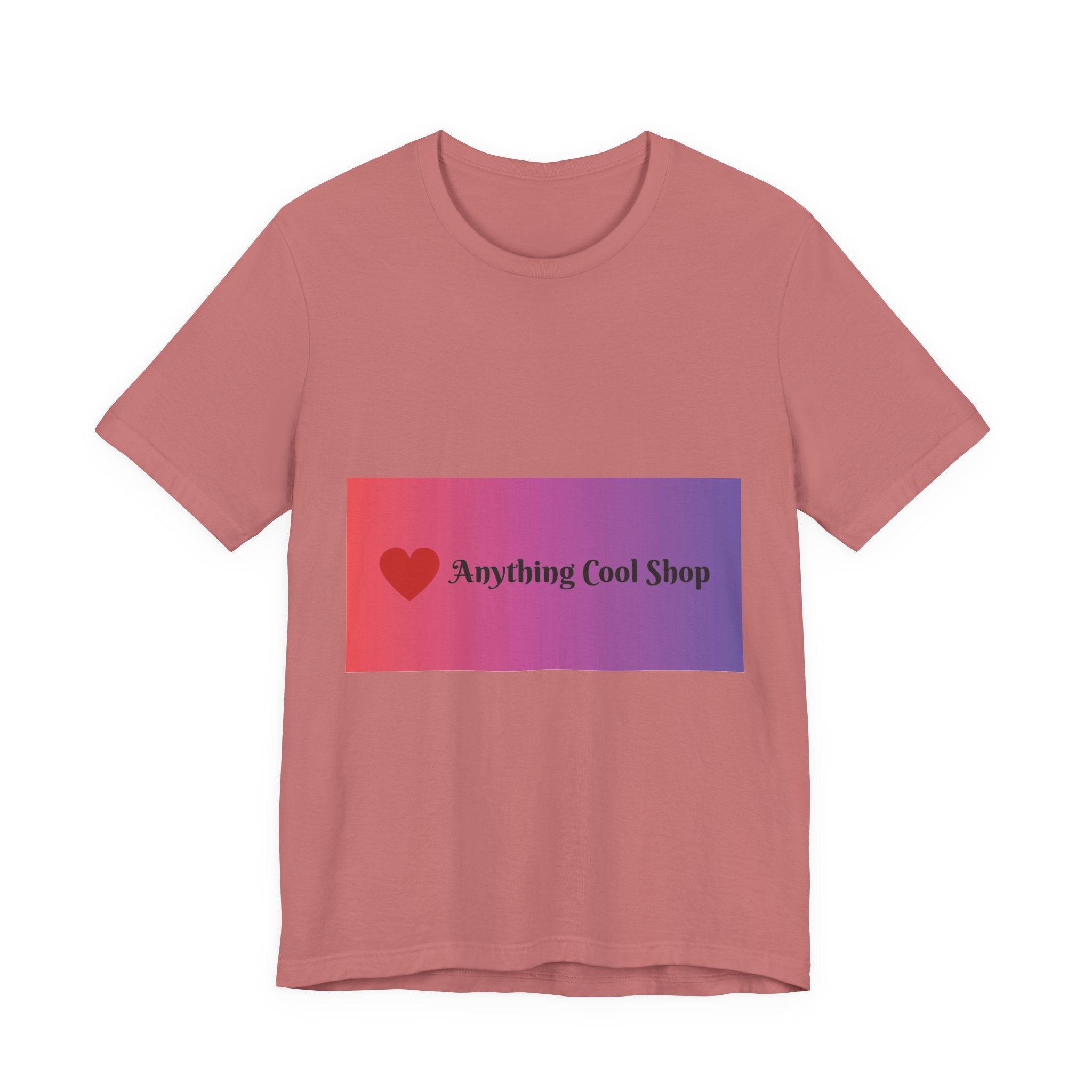T-Shirt — "Anything Cool Shop" Gradient Logo Tee