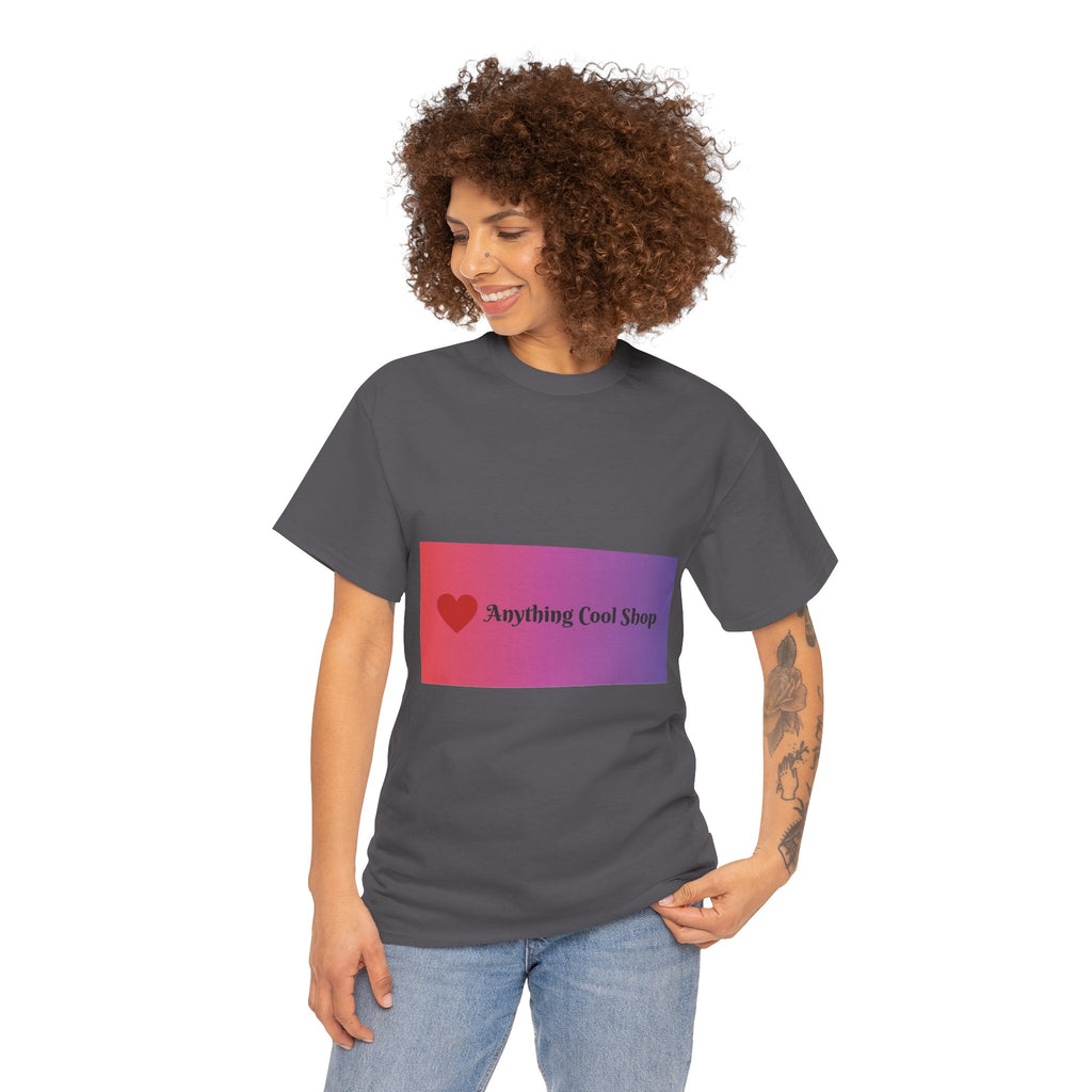 Graphic Tee — 'Anything Cool Shop' Heart Gradient Logo
