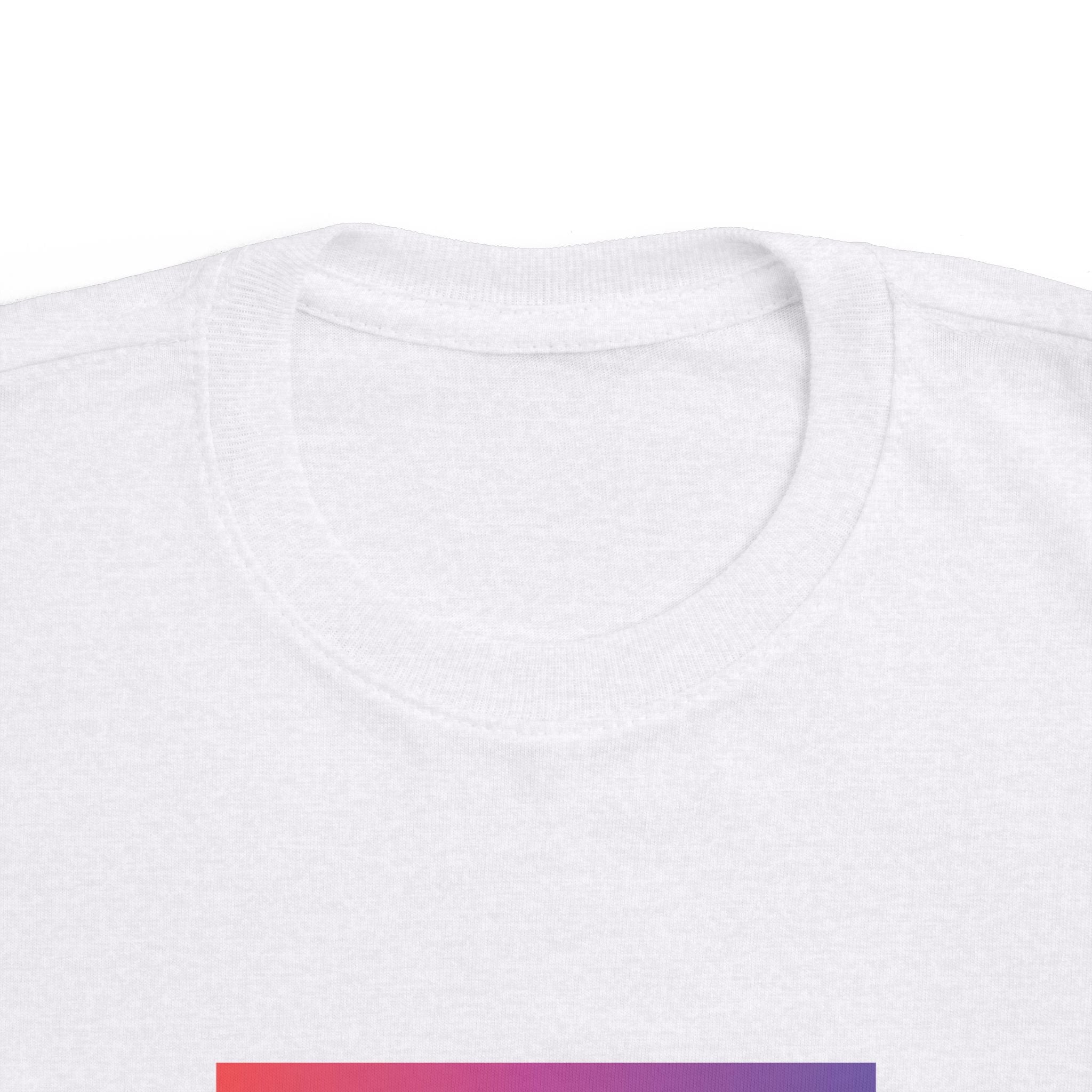 Toddler Tee — "Anything Cool Tho?" Gradient Heart Kids T‑Shirt