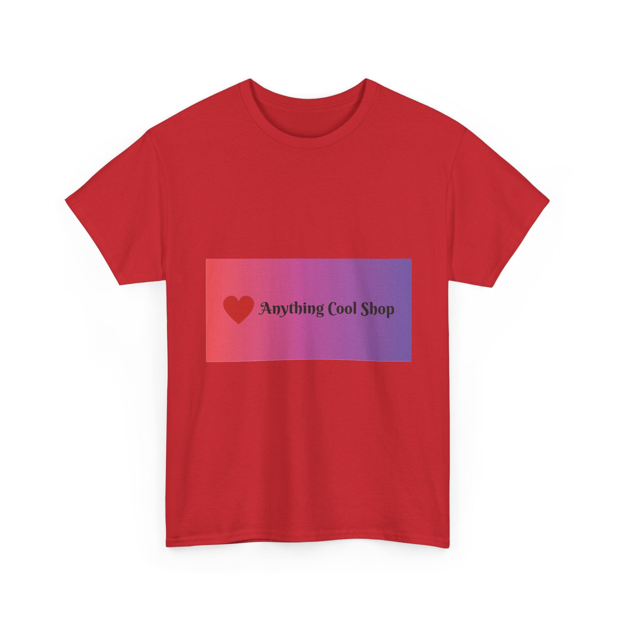 Graphic Tee — 'Anything Cool Shop' Heart Gradient Logo