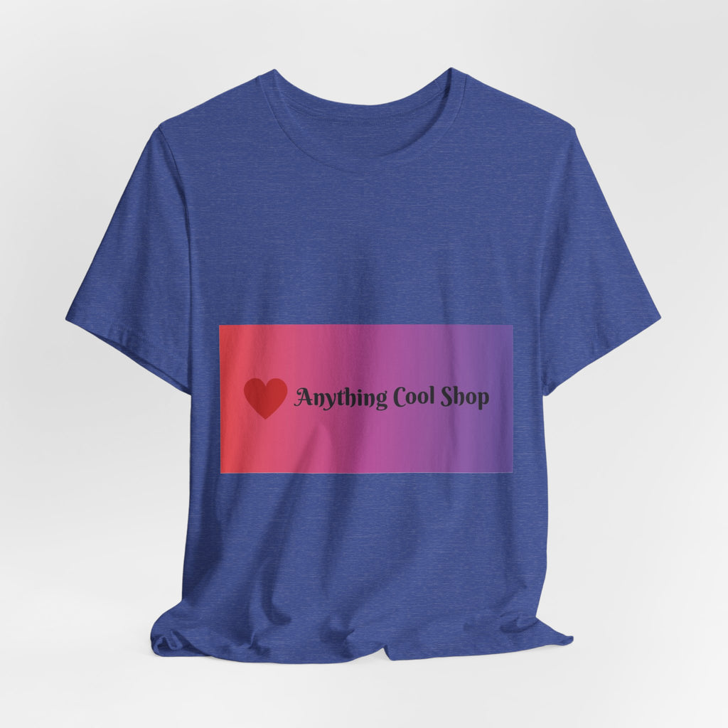 T-Shirt — "Anything Cool Shop" Gradient Logo Tee