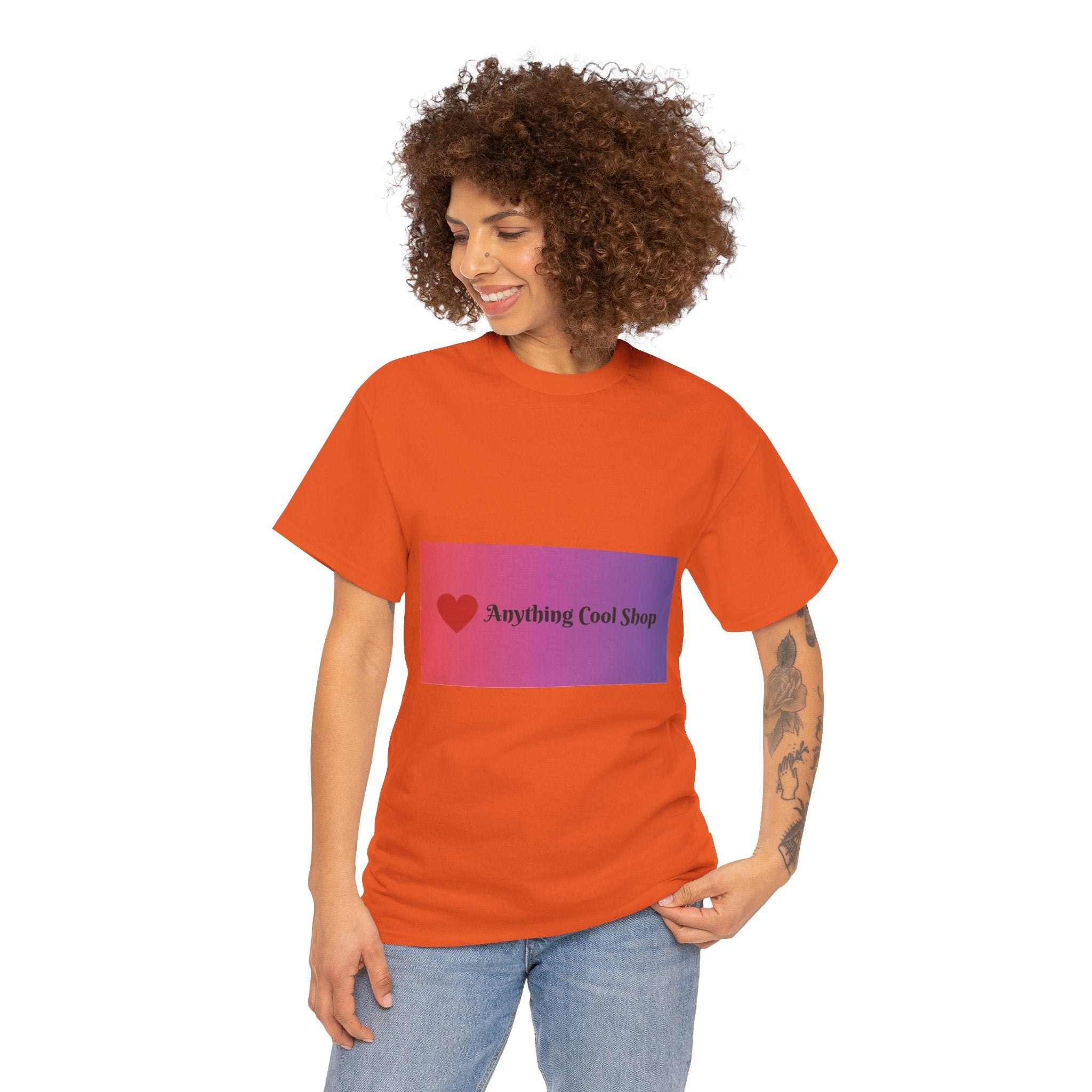 Graphic Tee — 'Anything Cool Shop' Heart Gradient Logo