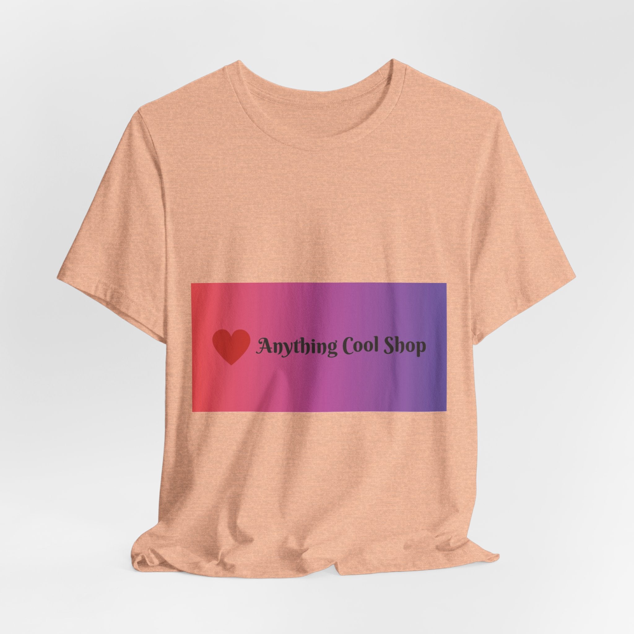 T-Shirt — "Anything Cool Shop" Gradient Logo Tee
