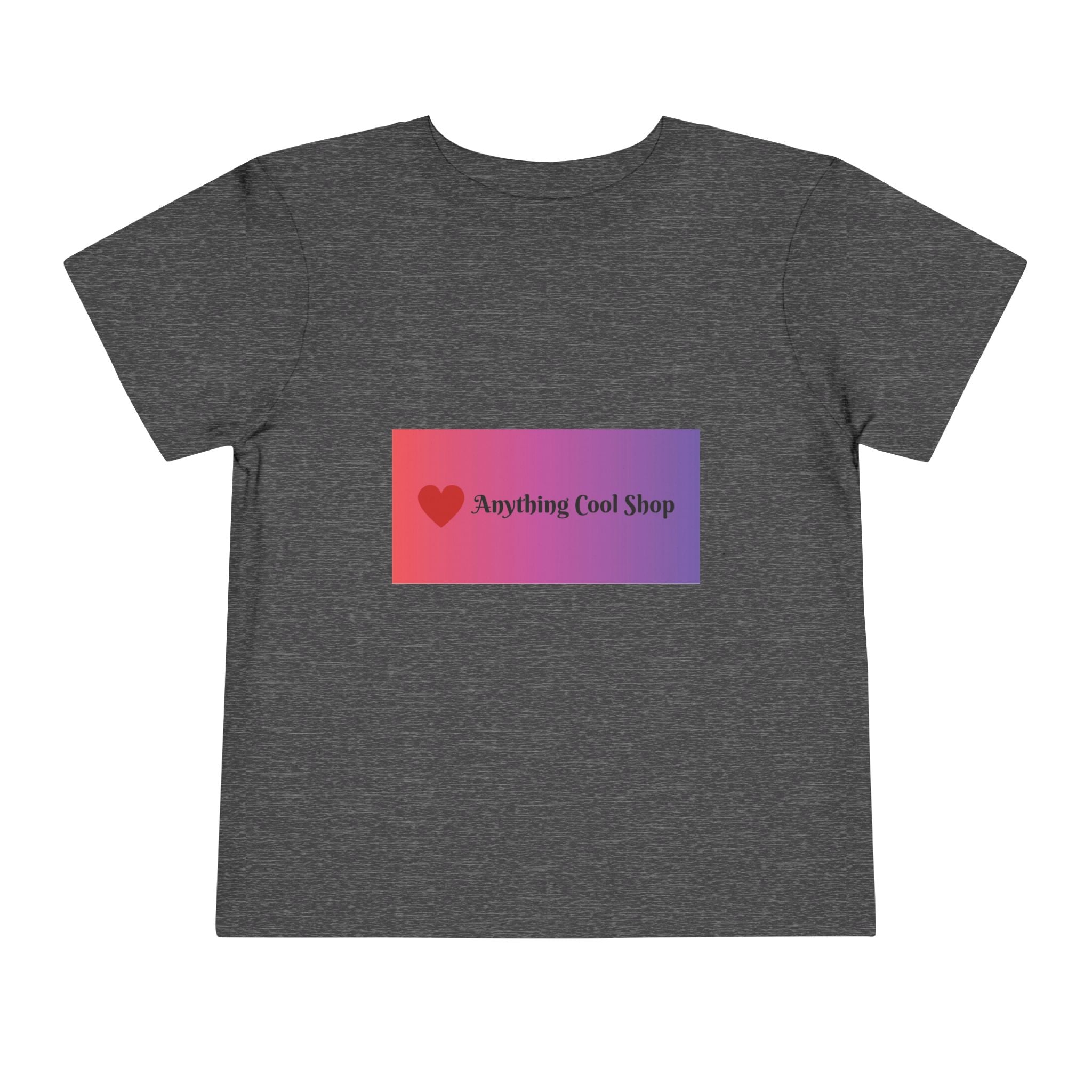 Toddler Tee - "Anything Cool Shop" Heart Logo Gradient Kids Shirt