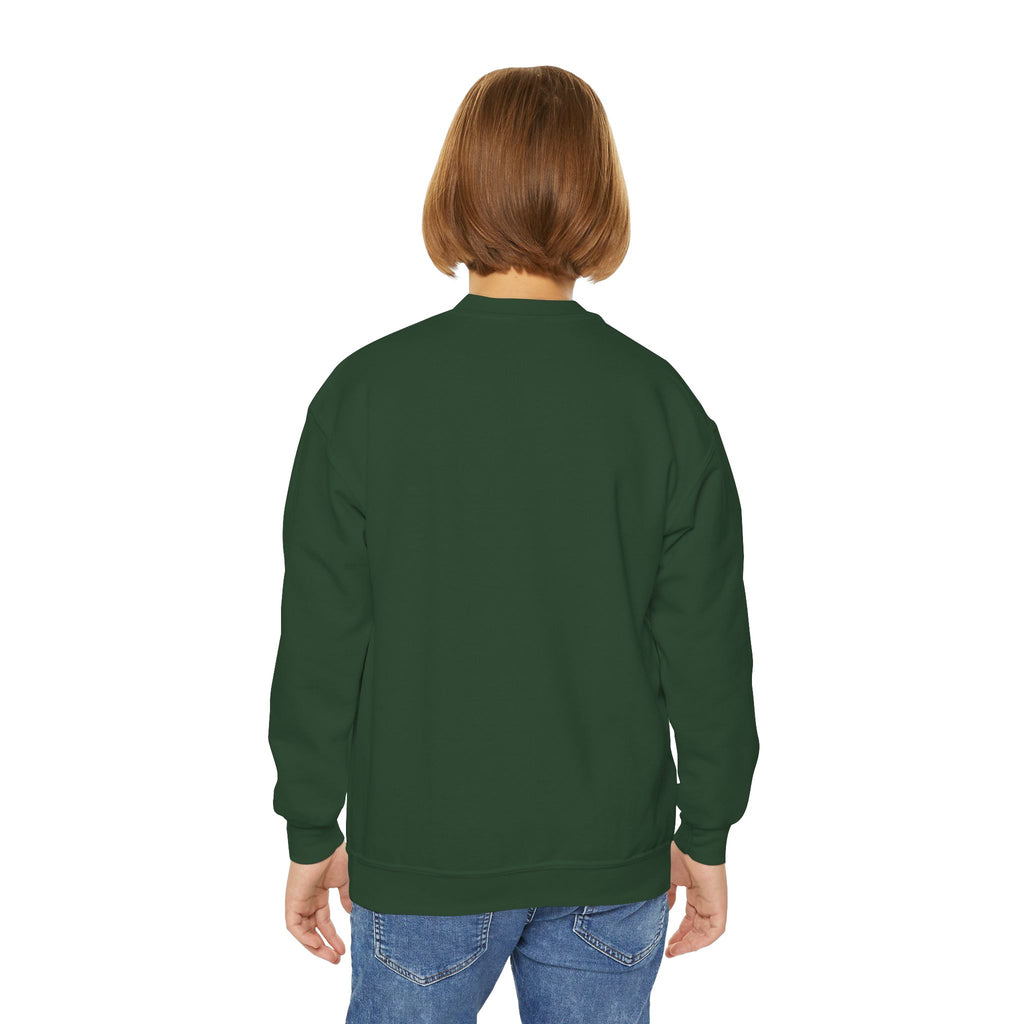 Youth Sweatshirt — “Anything Cool Shop” Gradient Heart Crewneck