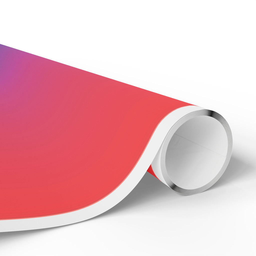 Custom Gradient Heart Wrapping Paper Roll – “Nothing but Love” Gift Wrap