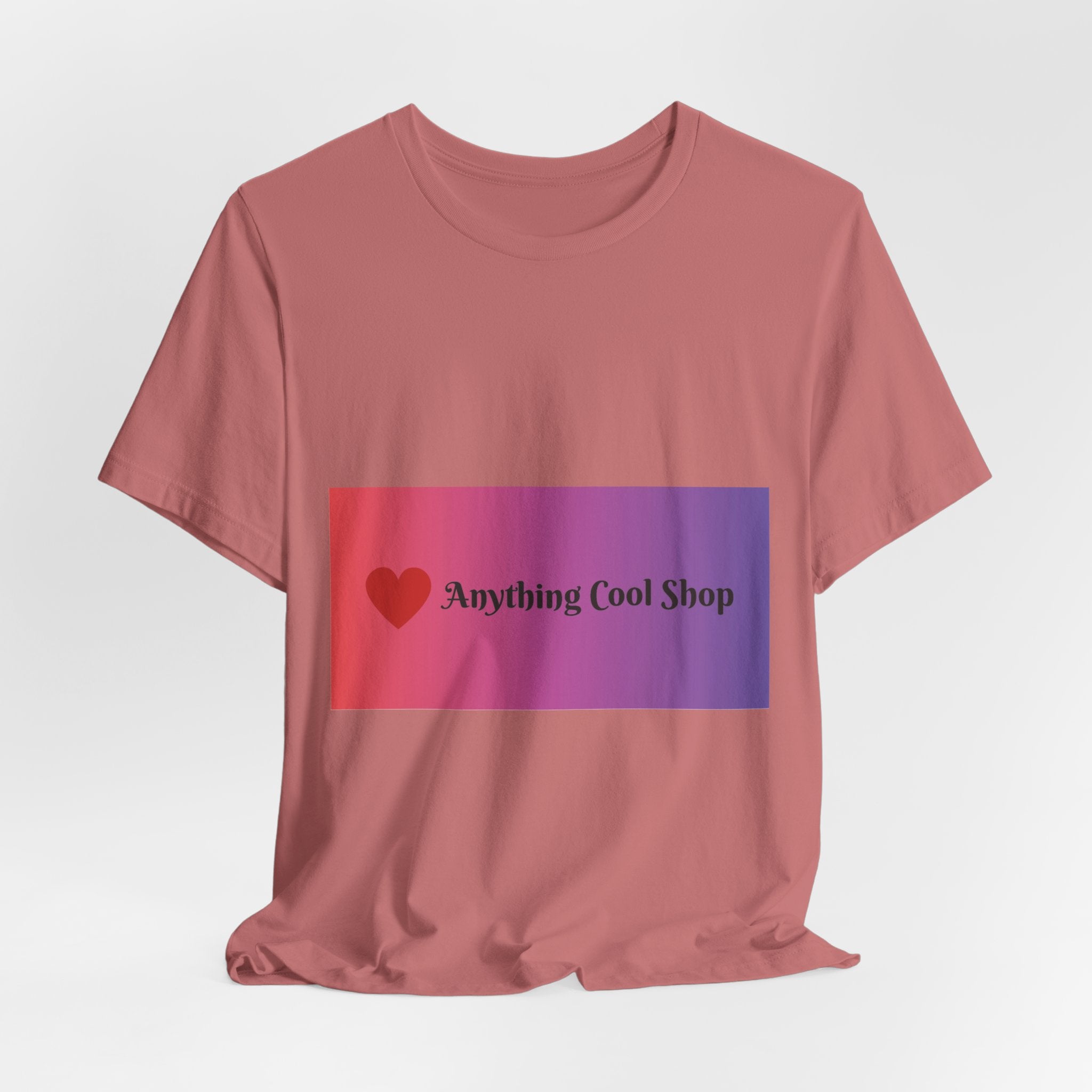T-Shirt — "Anything Cool Shop" Gradient Logo Tee