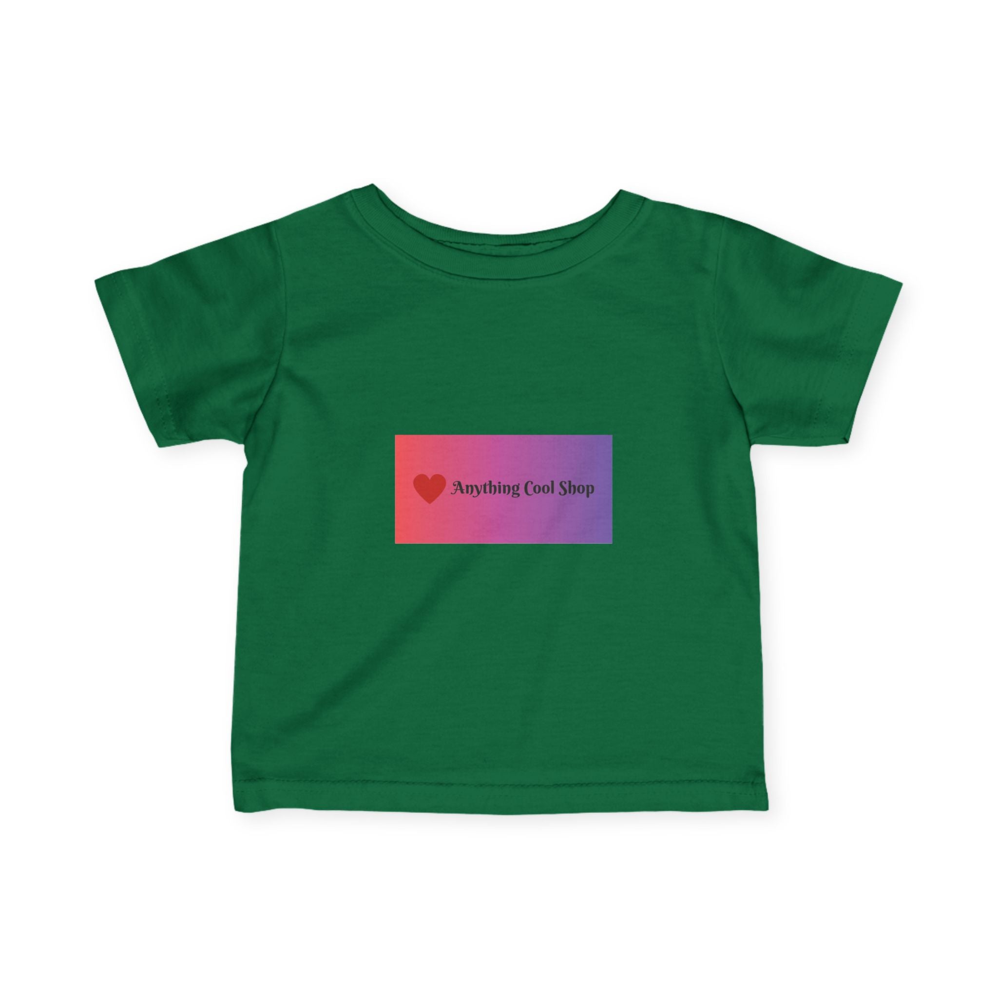 Infant Tee — Gradient Heart 'Averting Cool Shop' Baby Shirt