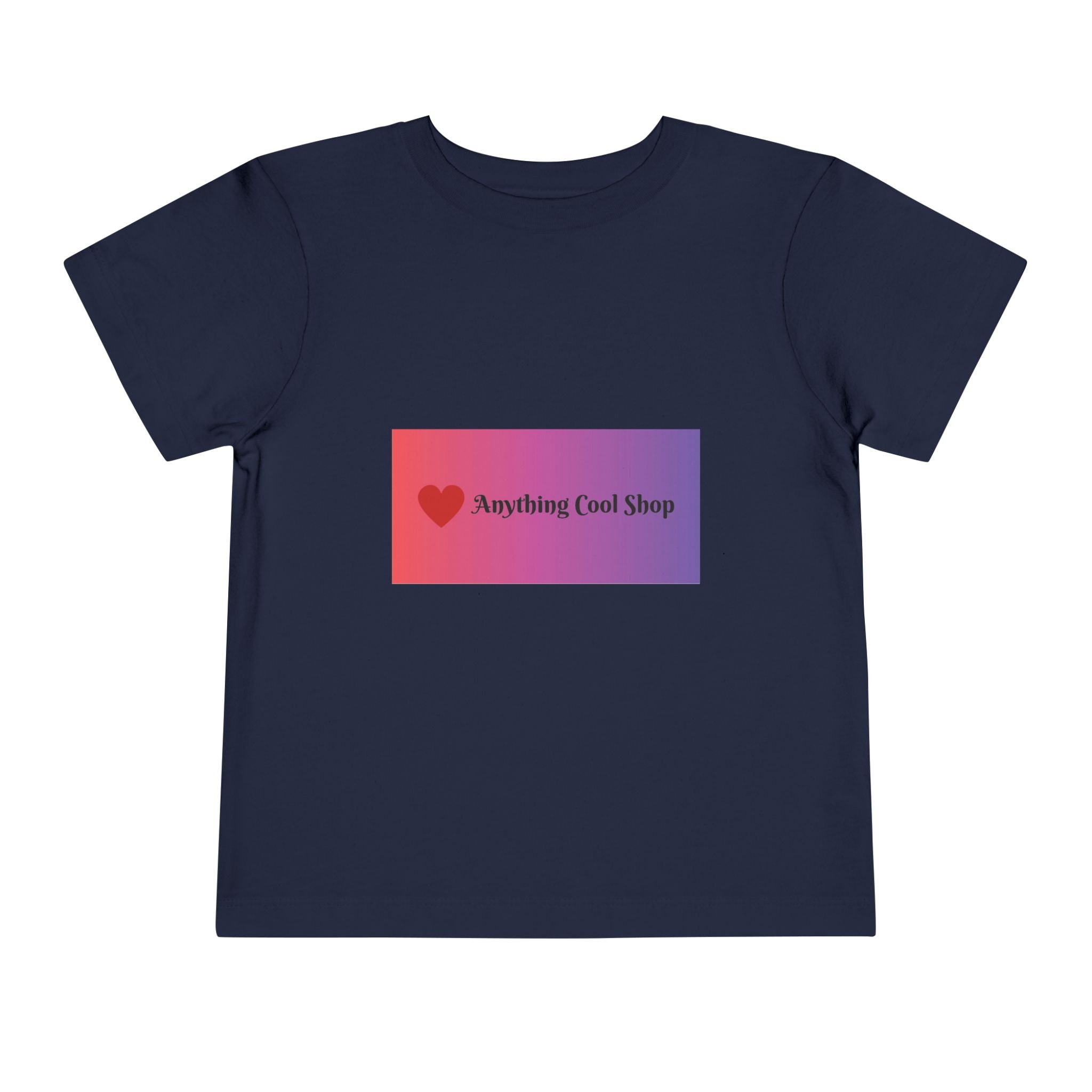 Toddler Tee - "Anything Cool Shop" Heart Logo Gradient Kids Shirt