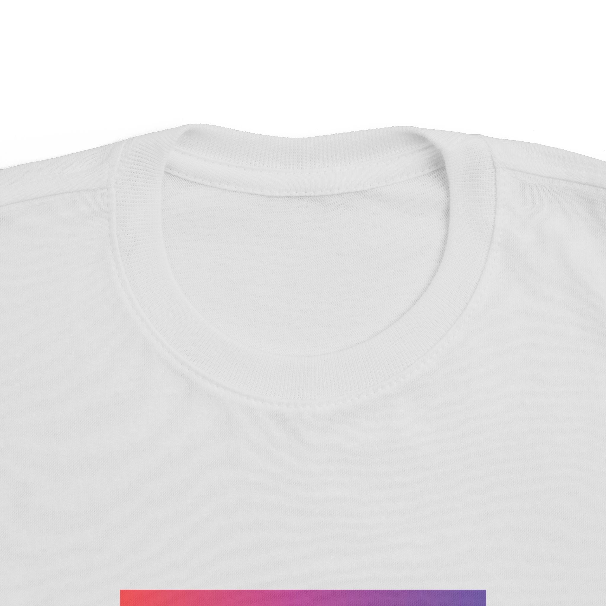 Toddler Tee — "Anything Cool Tho?" Gradient Heart Kids T‑Shirt