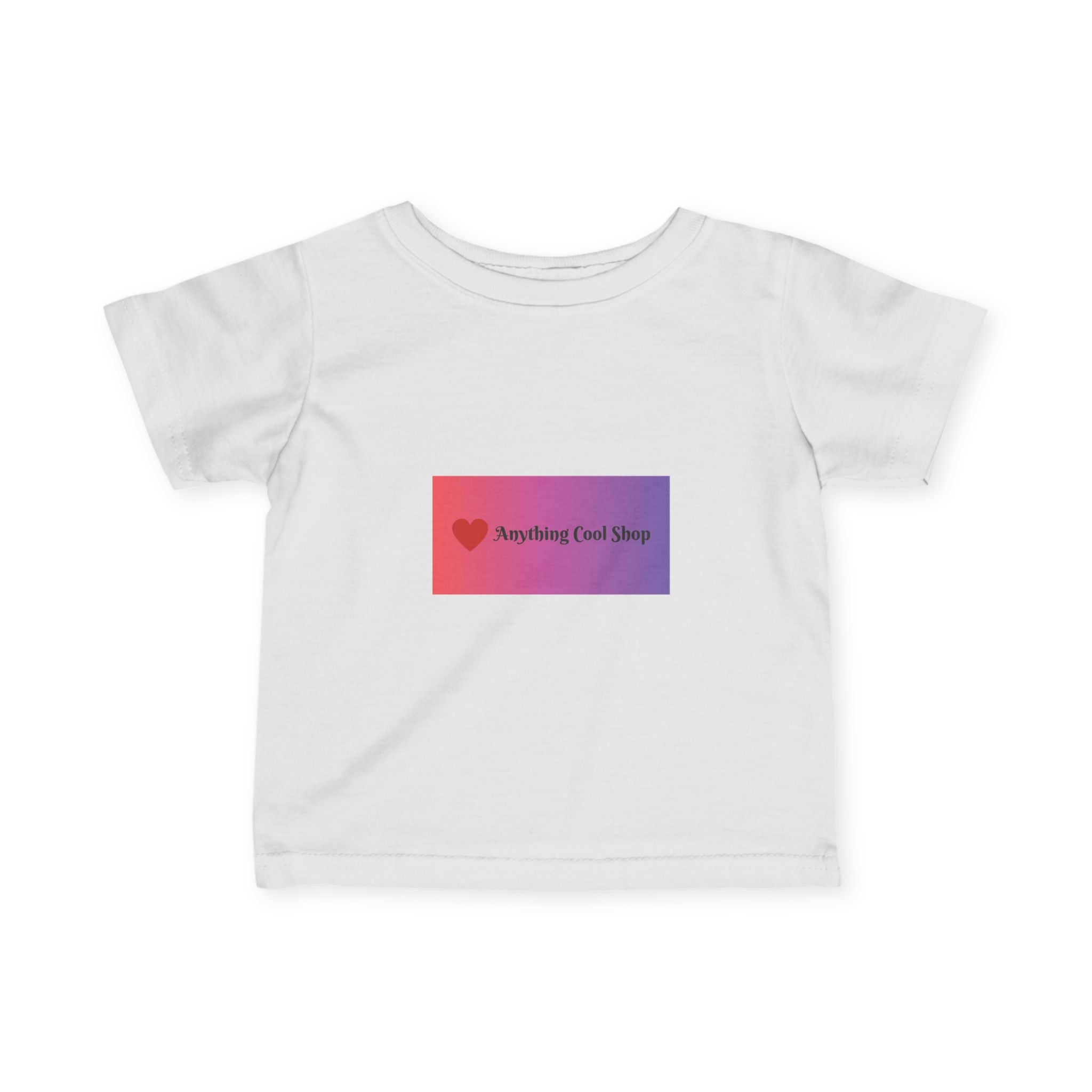 Infant Tee — Gradient Heart 'Averting Cool Shop' Baby Shirt