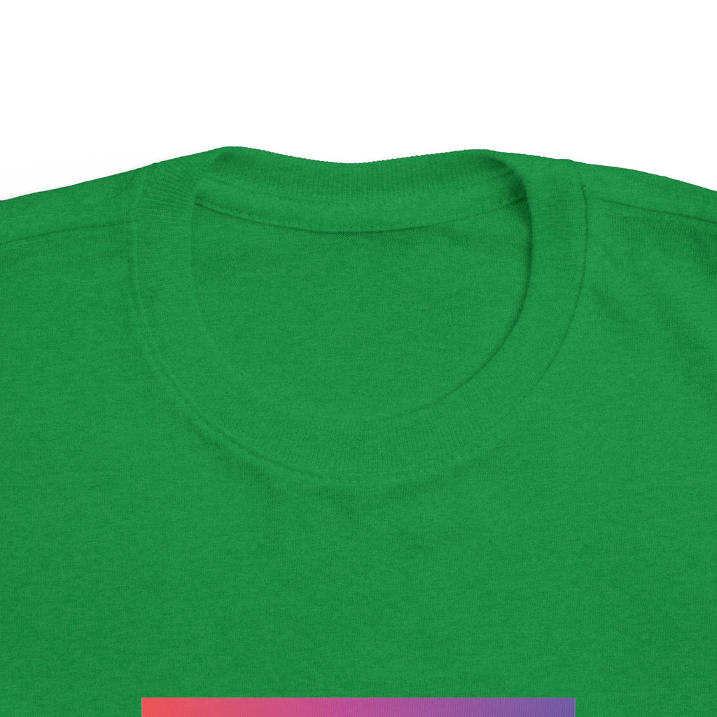 Toddler Tee — "Anything Cool Tho?" Gradient Heart Kids T‑Shirt