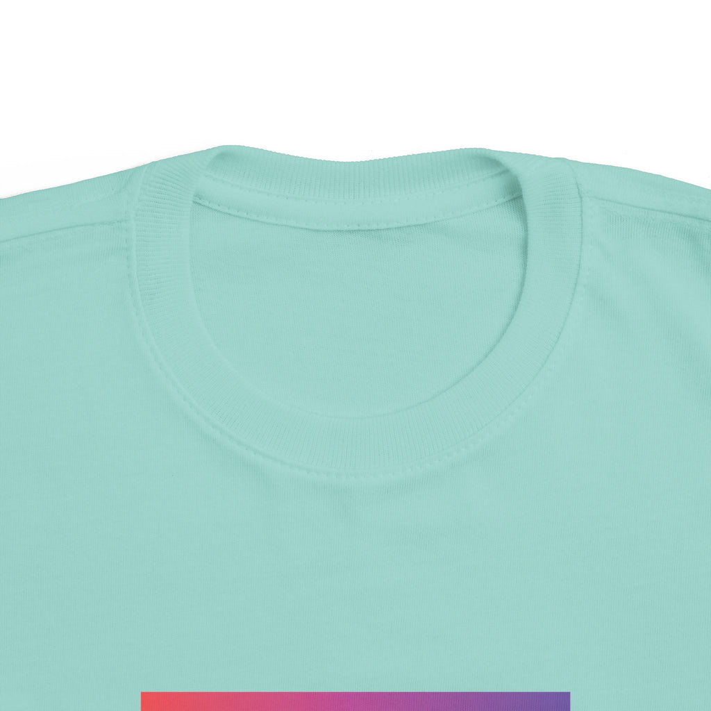 Toddler Tee — "Anything Cool Tho?" Gradient Heart Kids T‑Shirt