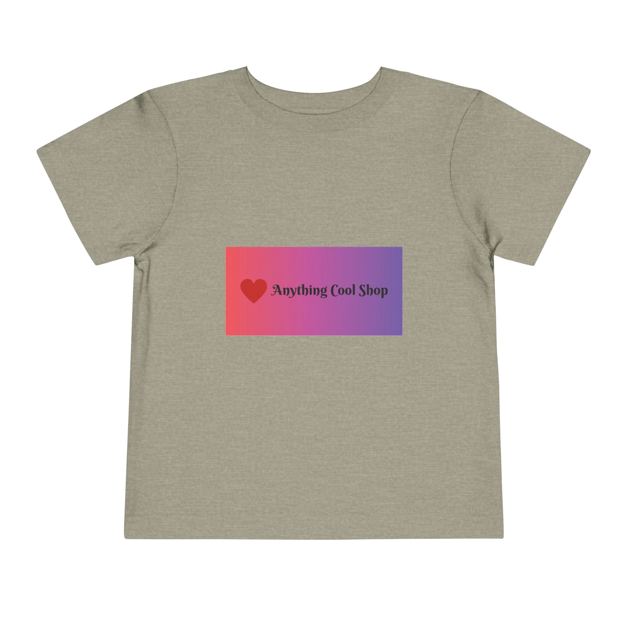 Toddler Tee - "Anything Cool Shop" Heart Logo Gradient Kids Shirt
