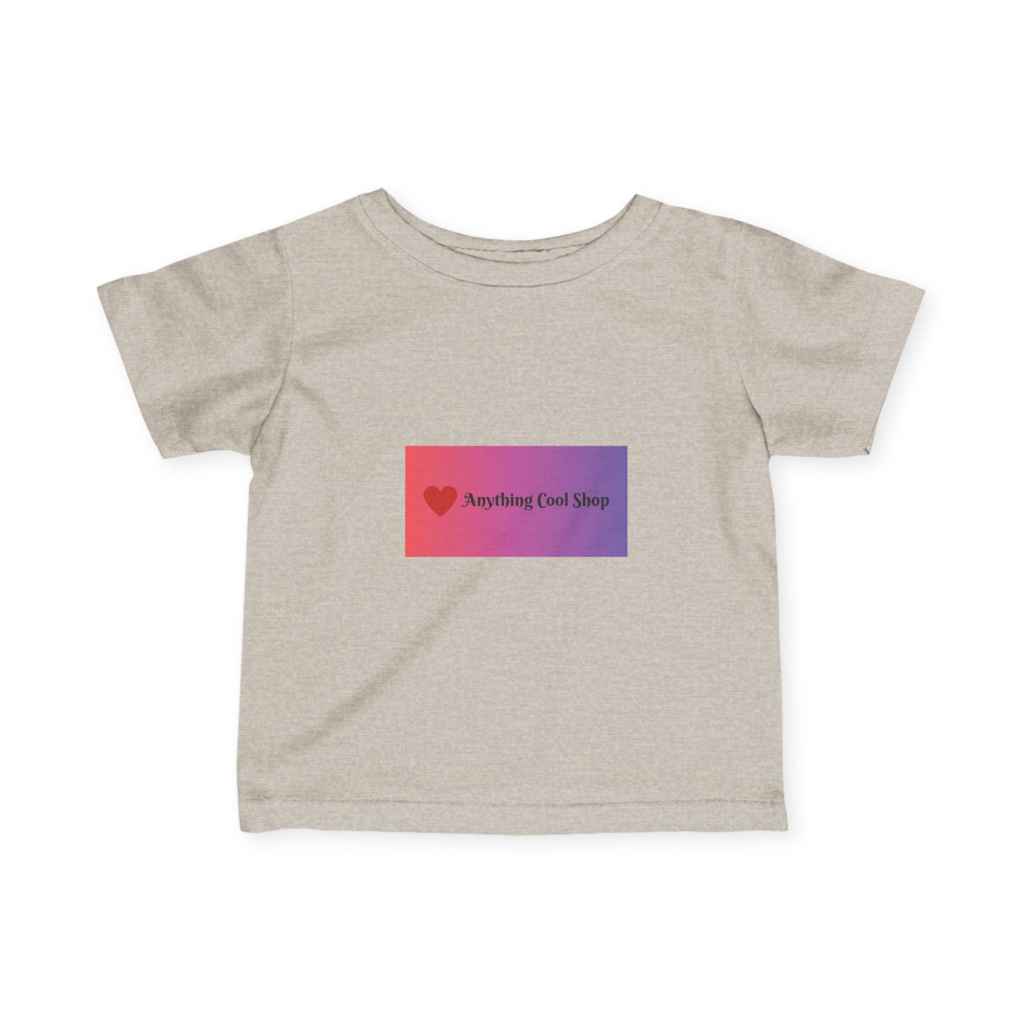 Infant Tee — Gradient Heart 'Averting Cool Shop' Baby Shirt